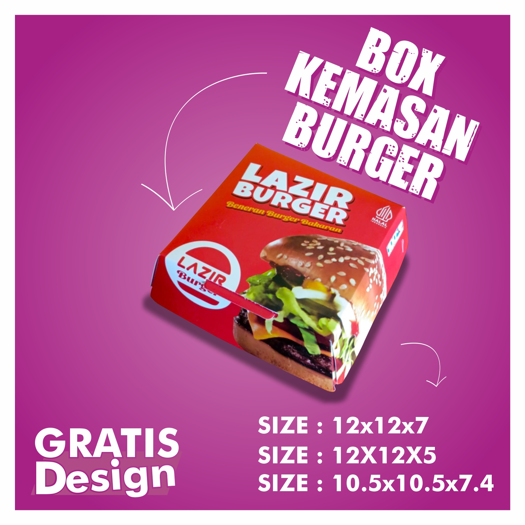 Kemasan Burger